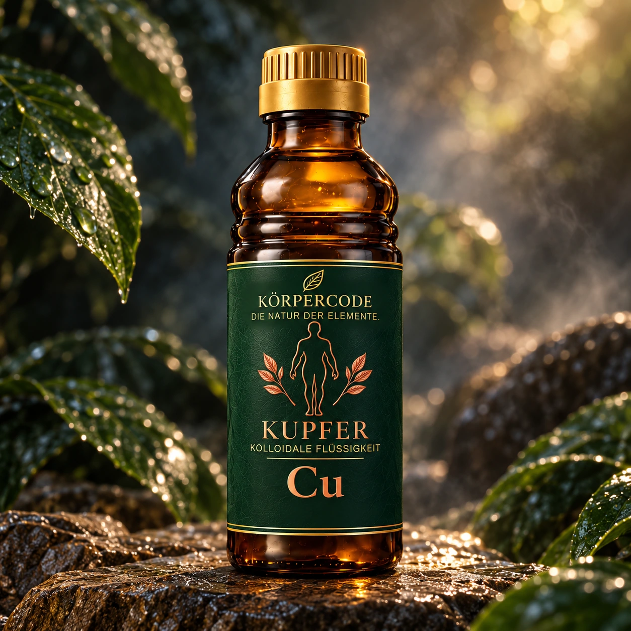 Körpercode Kupfer – Produktvisualisierung, 250 ml, 100 ppm